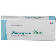 Купить Зонегран (Зонисамид) 25 мг Франция капсулы №14 в Саратове